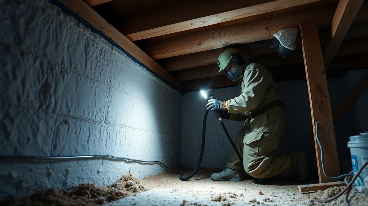 Crawl Space Spray Foam Insulation